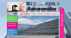 Desktop Screenshot of ganzenmueller.de